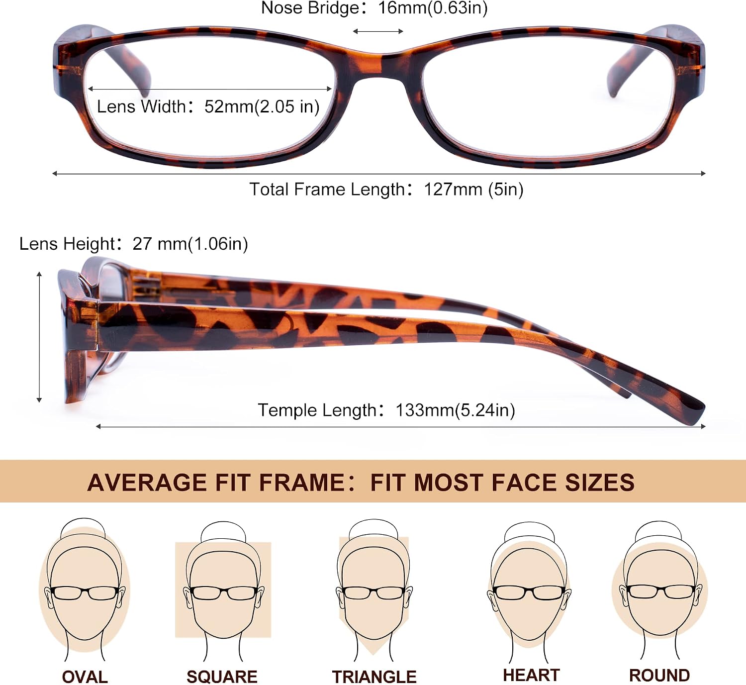 EYEGUARD Readers 4 Pack of Thin and Elegant Womens Reading Glasses with Beautiful Patterns for Ladies 2.50